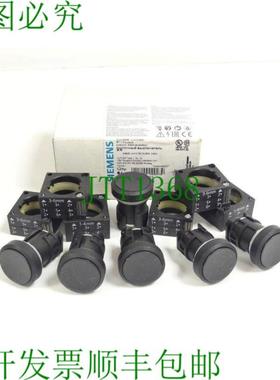 3SB3000-0AA11 按钮 黑色 PU 6 件 未使用