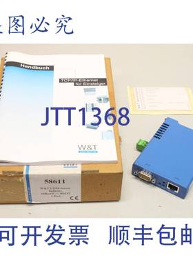 原装供应W&T 58611 工业 10BaseT RS232 COM 控制器模块卡板 2542