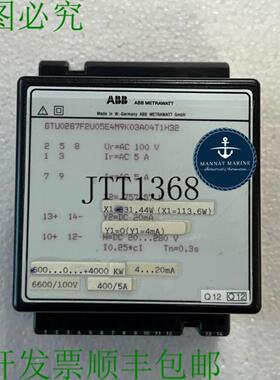 供应Abb Metrawatt Gtu0287f2u05e4m9k03a04t1h32 功率传感器