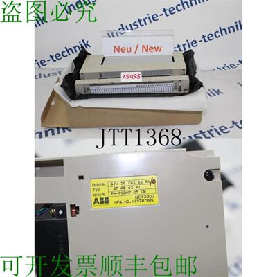 供应Abb Ingresso 数字 07 Da 62 R1 07AB62R1 GJV3074362R1