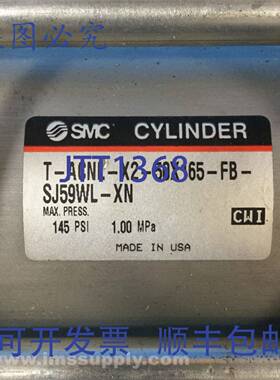 原装供应SMC T-ACNL-X2-50X165-FB-SJ59WL-XN 145PSI 气缸 USIP