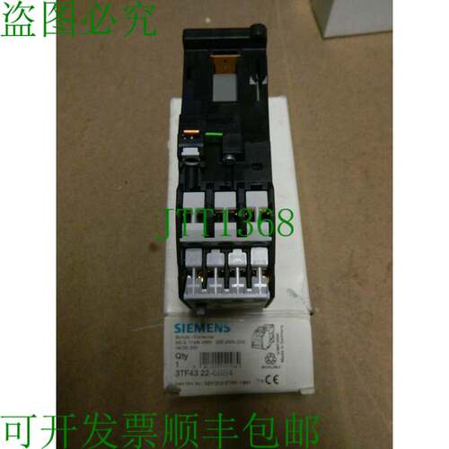 原装供应1x 3TF43 22-0BB4 AC-3: 11kw 400V 22E 2NO+2NC