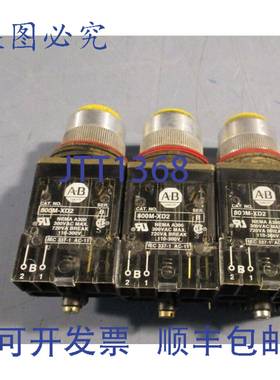 供应Allen-Bradley 黄色按钮 300VAC720VA 断路 110-300V B
