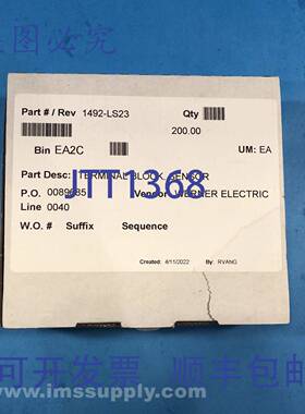 原装供应Allen Bradley 1492-LS2-3 系列 一盒 50 个接线端子 FNO