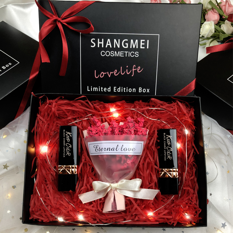 送女朋友闺蜜老婆生日礼物情人节圣诞节520母亲节口红套装礼盒装