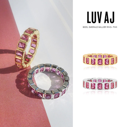 温婉甜美的少女感·粉水晶戒指女