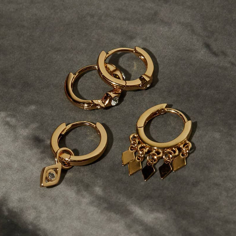 LUVAj组合耳扣小巧精致2024新款冷淡风耳骨钉套装组合网红耳饰女