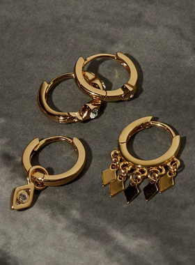 LUVAj组合耳扣小巧精致2024新款冷淡风耳骨钉套装组合网红耳饰女