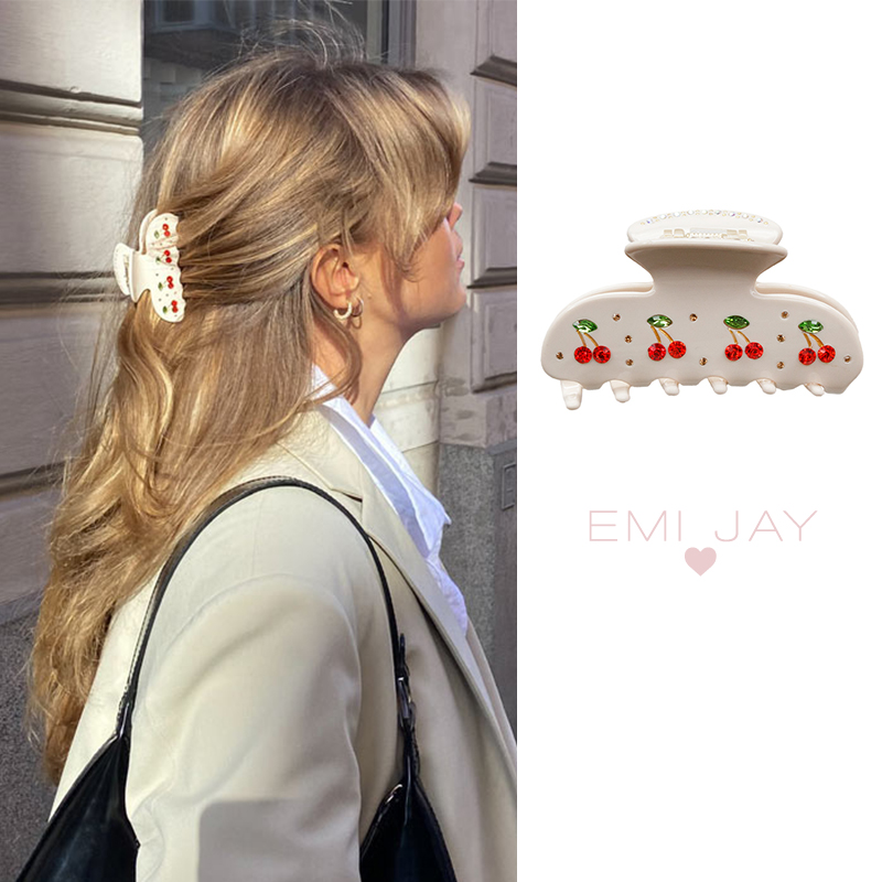 ins欧美风无痕鲨鱼夹现货网红