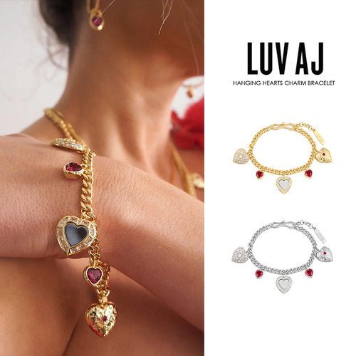 LUVAJ轻奢红宝石爱心手链S扣可调