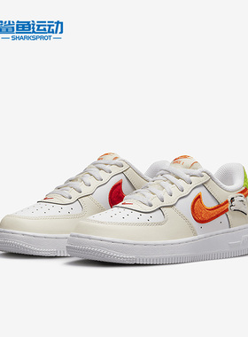 Nike/耐克正品 Force 1 LV8 (PS)新款儿童运动休闲板鞋FJ4888-181