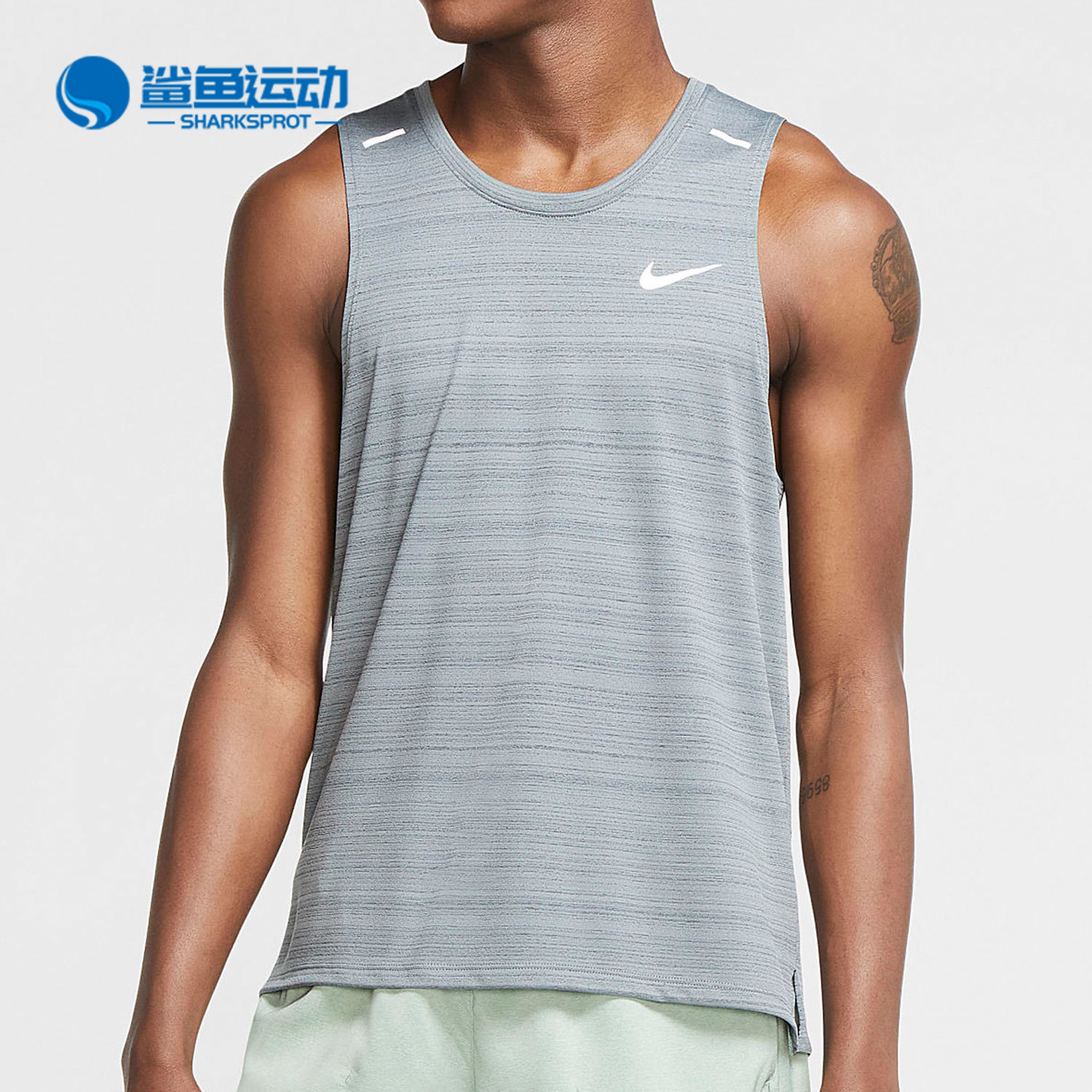 Nike/耐克正品夏季新款男子简约篮球训练无袖T恤 CU5983-084