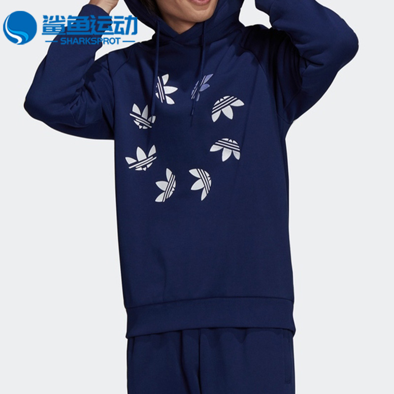 阿迪达斯透气男子运动卫衣正品