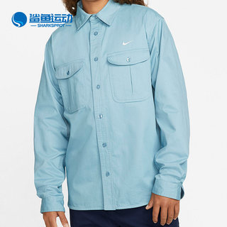 Nike/耐克正品SB男子秋运动休闲滑板外套长袖翻领衬衫 DQ6288-494