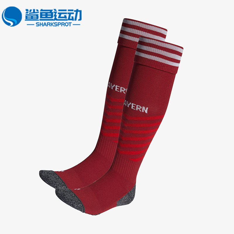 Adidas/阿迪达斯正品时尚男女拜仁足球运动袜子训练长筒袜 GM5328