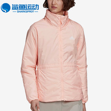 女子保暖防风运动立领棉服 Adidas 新款 冬季 FT2569 阿迪达斯正品