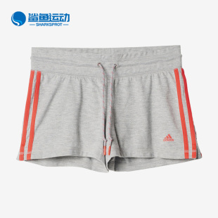 舒适透气休闲短裤 Adidas 阿迪达斯正品 运动训练女子新款 AJ4658