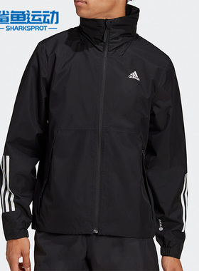 Adidas阿迪达斯正品春季新款户外运动休闲男子连帽外套H65773