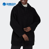 秋女子运动宽松休闲舒适连帽外套 Adidas 阿迪达斯正品 HM2841