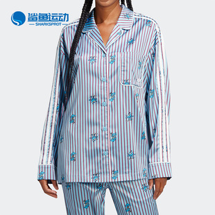 三叶草女子运动长袖 Adidas 冬季 HY4571 阿迪达斯正品 衬衫