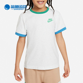 耐克正品 新款 小童印花休闲透气短袖 Nike T恤HF2119 100