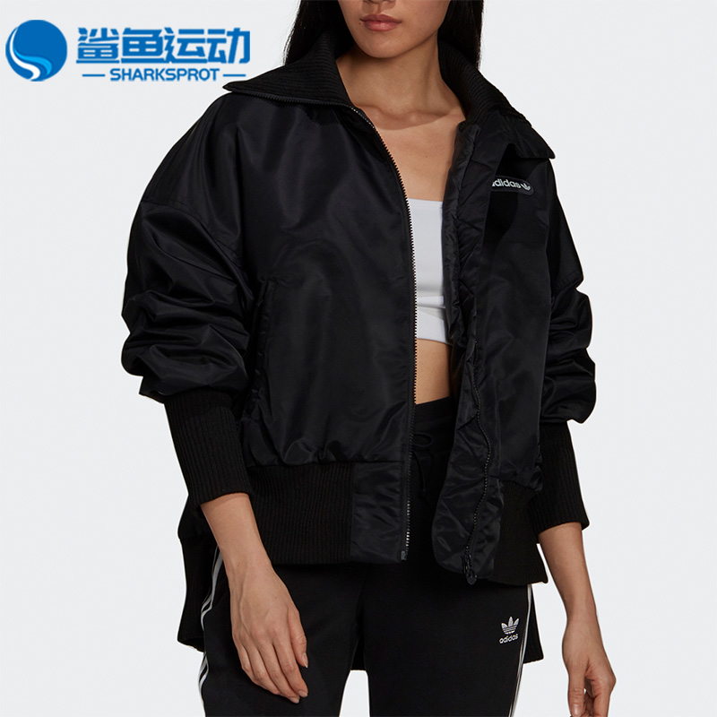 阿迪达斯女子宽松运动棉服