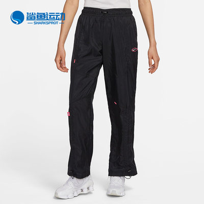 Nike/耐克正品ICON CLASH女子夏舒适梭织透气直筒长裤 DX6289-010