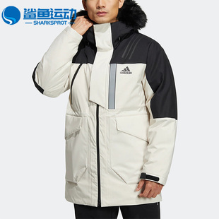 Adidas/阿迪达斯正品新款男女同款运动保暖宽松羽绒服 HR5231
