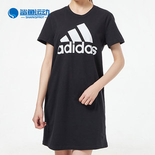 Adidas/阿迪达斯正品新款女子夏季短袖运动连衣裙 GM5588