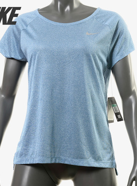 Nike/耐克正品 AS W NK BRTHE TOP SS 女子运动短袖T恤831781-457