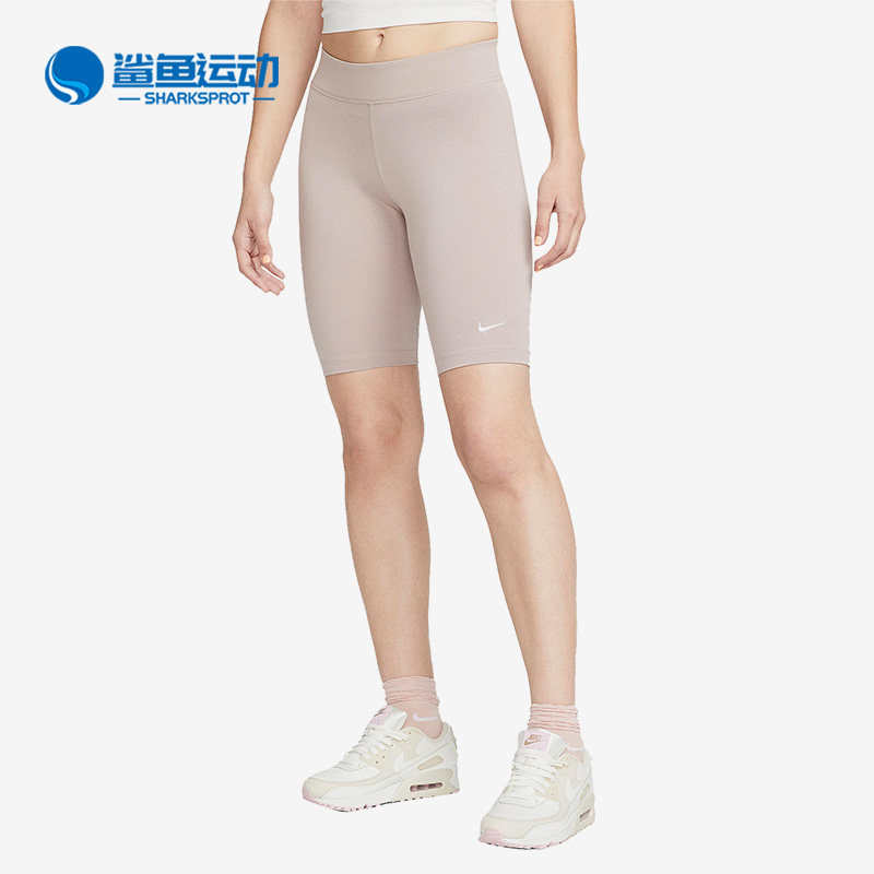 Nike/耐克正品夏季女子单车运动紧身中腰刺绣短裤CZ8527-272