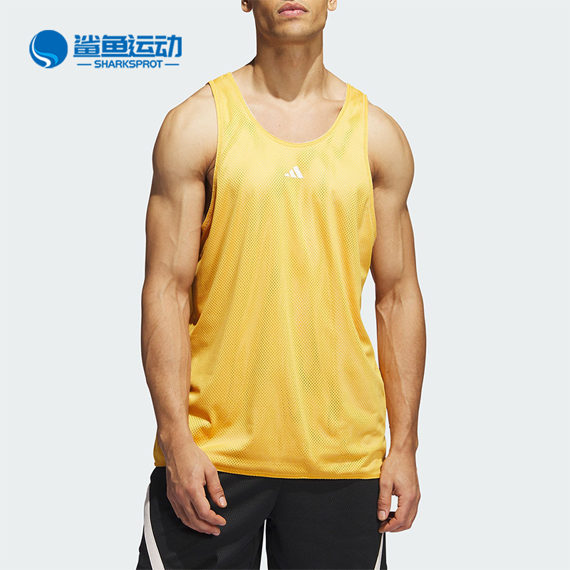 Adidas/阿迪达斯正品夏季男子训练健身两面穿运动背心IM4210