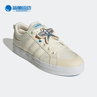 BRAVADA男女低帮时尚 Adidas Neo 透气休闲板鞋 阿迪达斯正品 HP9680