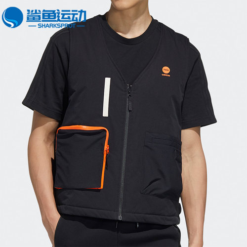 阿迪达斯男子棉马甲HD4633