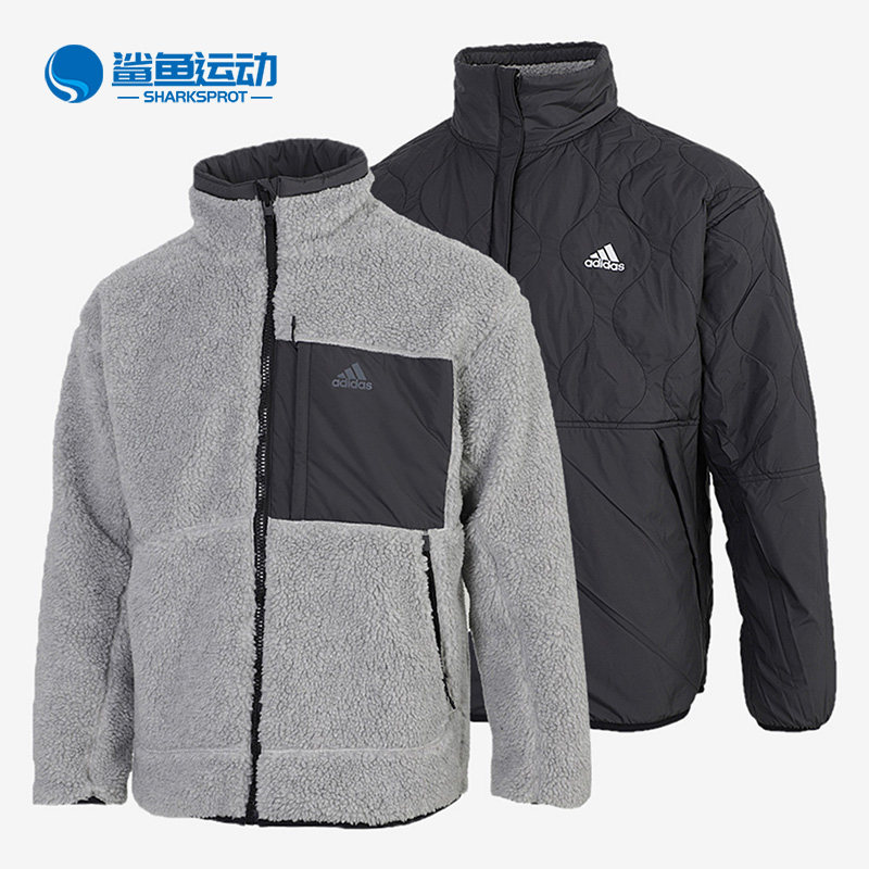 Adidas/阿迪达斯正品棉服男女20秋新款羊羔绒外套运动服GF0051