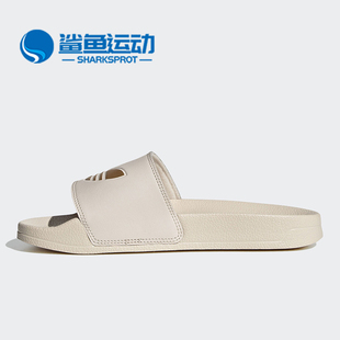 男女同款 运动凉鞋 阿迪达斯正品 拖鞋 FW0541 三叶草新款 Adidas