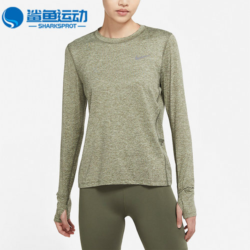 Nike/耐克正品秋新款女子运动休闲舒适套头长袖T恤CU3278-222