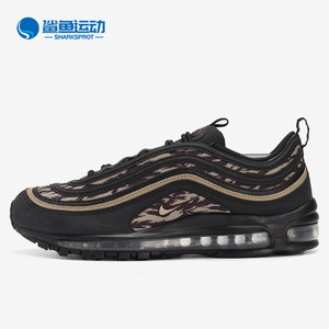 Nike/耐克正品 Air Max 97黑金男子可视气垫运动休闲鞋AQ4132