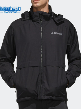 Adidas/阿迪达斯正品男秋季新款HARDSHELL户外运动夹克EH4958