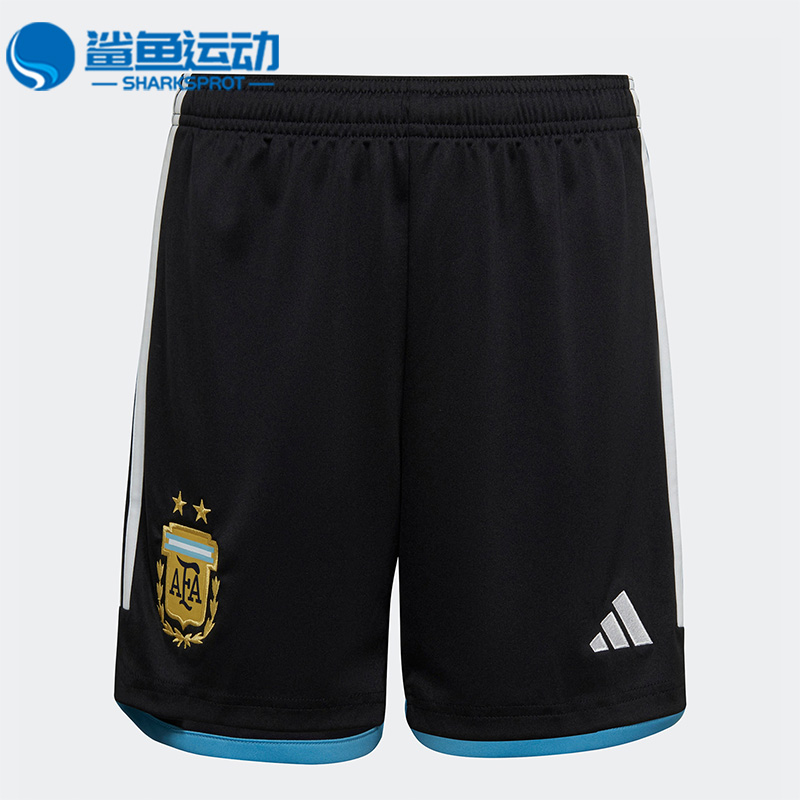 Adidas/阿迪达斯正品世界杯阿根廷队主场足球大童运动短裤 HF1494