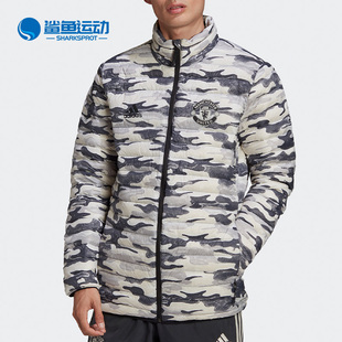 阿迪达斯正品 MUFC SSP FR3866 Adidas LDW JK男子曼联足球羽绒服