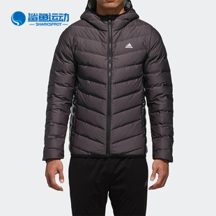 连帽运动休闲保暖羽绒服CV6813 男子新款 Adidas 阿迪达斯正品