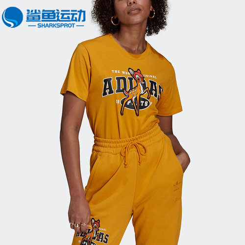阿迪达斯女子运动T恤HE4786