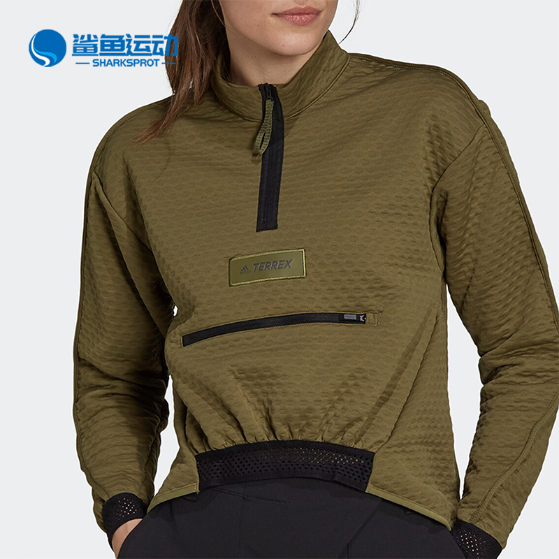 Adidas/阿迪达斯正品春秋季新款女子舒适运动休闲套头卫衣 GQ4264