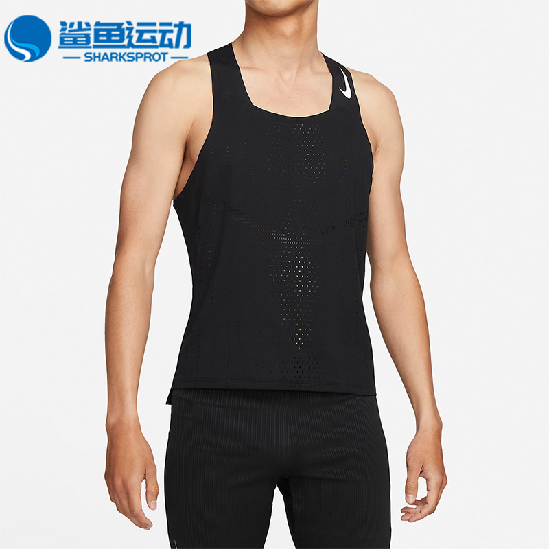 Nike/耐克正品新款男子跑步健身训练圆领背心无袖T恤 DM4625-010