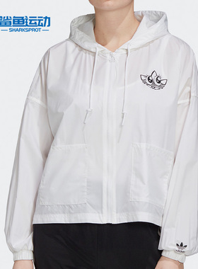 Adidas/阿迪达斯正品三叶草 Graphic WindBr 女子运动外套GK4980