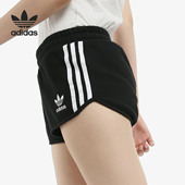 休闲裤 Adidas EB6492 新款 舒适女子短裤 阿迪达斯正品 三叶草夏季