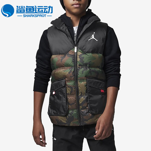 耐克儿童运动羽绒马甲FB1673-395