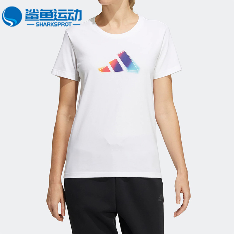 阿迪达斯女子运动T恤HE9979