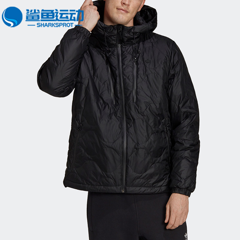 阿迪达斯正品男子羽绒服